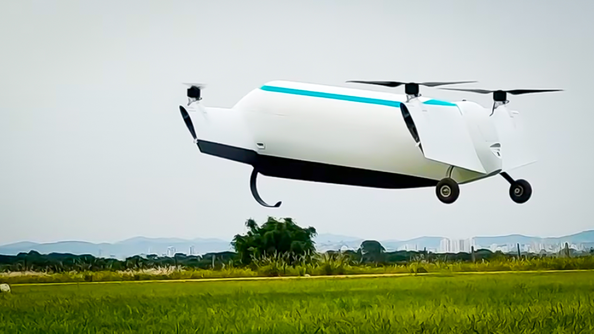 Aergility UAV demonstrating cutting-edge drone technology for streamlined aerial delivery and logistics operations.