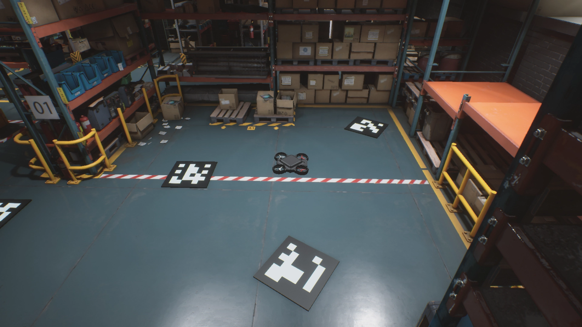 Drones for logistics & warehouse control